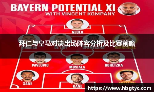 拜仁与皇马对决出场阵容分析及比赛前瞻